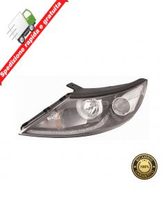 FARO PROIETTORE ANTERIORE SINISTRO PARABOLA NERA LED - SX - KIA SPORTAGE 10->14