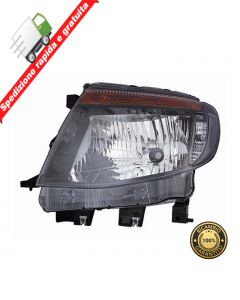 FARO PROIETTORE ANTERIORE SINISTRO PARABOLA NERA - SX - FORD RANGER 12->16