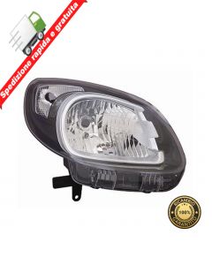 FARO PROIETTORE ANTERIORE DESTRO PARABOLA NERA - DX - RENAULT KANGOO 12