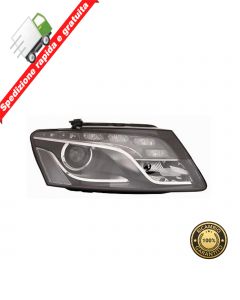 FARO PROIETTORE ANT. DESTRO XENON MOT. ELETT. PARABOLA NERA - DX - AUDI Q5 08>12