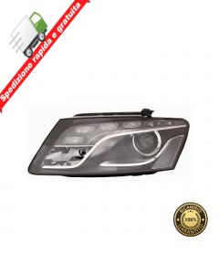 FARO PROIETTORE ANT SINISTRO XENON MOT ELETT. PARABOLA NERA - SX - AUDI Q5 08>12