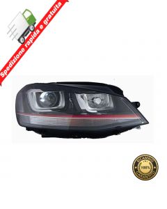 FARO PROIETTORE ANTERIORE DESTRO P NERA XENON DX VOLKSWAGEN GOLF VII GTI 12->16