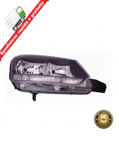 FARO PROIETTORE ANTERIORE DESTRO PARABOLA NERA - DX SKODA YETI 13->