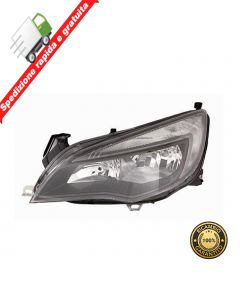 FARO PROIETTORE ANTERIORE SINISTRO PARABOLA NERA LED - SX - OPEL ASTRA J 13->