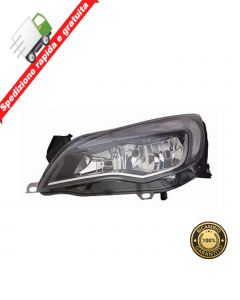 FARO PROIETTORE ANTERIORE SINISTRO PARAB NERA BORDO CROMATO SX OPEL ASTRA J 13->