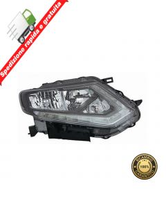 FARO PROIETTORE ANTERIORE DESTRO PARABOLA NERA DX - NISSAN X-TRAIL 14->17