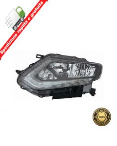 FARO PROIETTORE ANTERIORE SINISTRO PARABOLA NERA SX - NISSAN X-TRAIL 14->17