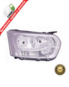 FARO PROIETTORE ANTERIORE DESTRO PARABOLA CROMATA - DX - FORD TRANSIT 2014->