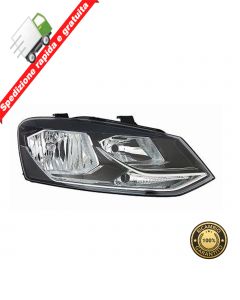 FARO PROIETTORE ANTERIORE DESTRO P NERA - DX - VOLKSWAGEN POLO 14->17