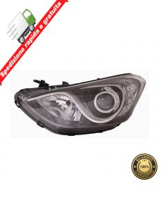 FARO PROIETTORE ANTERIORE SINISTRO PARABOLA CROMATA SX HYUNDAI I30 12> NO XENON