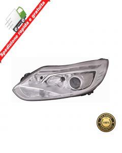 FARO PROIETTORE ANTERIORE SINISTRO PARABOLA CROMATA XENON SX - FORD FOCUS 11->13