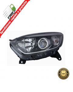 FARO PROIETTORE ANTERIORE SINISTRO BORDO INTERNO CROMATO SX RENAULT CAPTUR 13>19