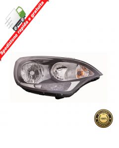 FARO PROIETTORE ANTERIORE DESTRO PARABOLA NERA 7 PIN - DX - KIA RIO 11->17