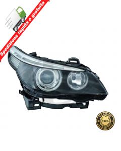 FARO PROIETTORE ANT DESTRO XENON A LED PARAB NERA DX BMW SERIE 5 E60-E61 03>07