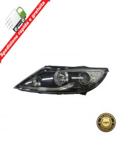 FARO PROIETTORE ANTERIORE SINISTRO PARABOLA NERA LED - SX - KIA SPORTAGE 14->15