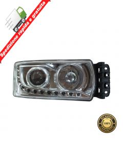 FARO PROIETTORE ANT DESTRO XENON LUCE DIURNA REG MANUALE DX - PER IVECO STRALIS 13->