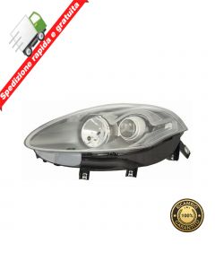 FARO PROIETTORE ANT SINISTRO PARABOLA GRIGIO FRECCIA BIANCA SX FIAT BRAVO 10->