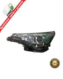 FARO PROIETTORE ANTERIORE SINISTRO PARABOLA NERA LED - SX - TOYOTA AVENSIS 15->