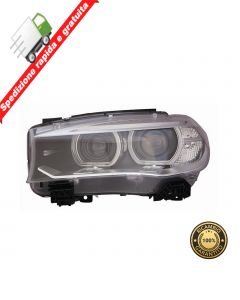 FARO PROIETTORE ANT SINISTRO PARABOLA NERA XENON A LED - SX - BMW X5 F15 2013->