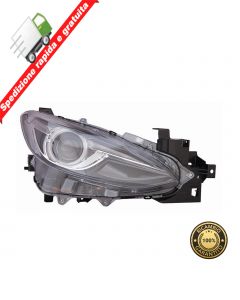 FARO PROIETTORE ANTERIORE DESTRO PARABOLA NERA XENON - DX - MAZDA 3 13->16