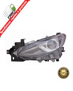 FARO PROIETTORE ANTERIORE SINISTRO PARABOLA NERA XENON - SX - MAZDA 3 13>16