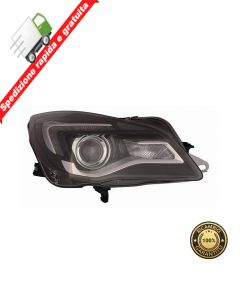 FARO PROIETTORE ANTERIORE DESTRO PARABOLA NERA A LED - DX - OPEL INSIGNA 13->16