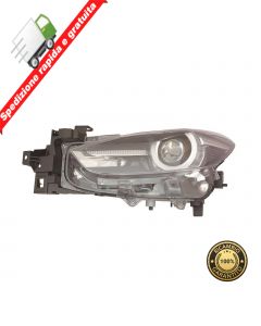 FARO PROIETTORE ANTERIORE SINISTRO PARABOLA NERA FULL LED - SX - MAZDA 3 2017->