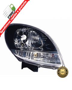 FARO PROIETTORE ANTERIORE DESTRO FRECCIA BIANCA DX - RENAULT KANGOO 4X4 03->07