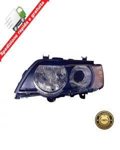 FARO PROIETTORE ANT SINISTRO XENON PARABOLA NERA FRECCIA BIANCA BMW X5 E53 00>03