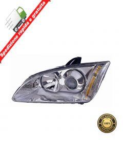 FARO PROIETTORE ANTERIORE SINISTRO PARABOLA CROMATA XENON SX - FORD FOCUS 05>07