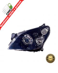 FARO PROIETTORE ANTERIORE SINISTRO PARABOLA NERA XENON - SX - OPEL ASTRA H 04->