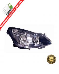 FARO PROIETTORE ANTERIORE DESTRO PARABOLA NERA - DX - OPEL CORSA 06->10