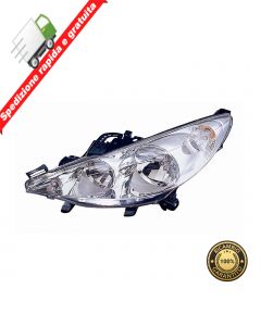 FARO PROIETTORE ANTERIORE SINISTRO NO FENDINEBBIA P CROMATA SX PEUGEOT 207 06->