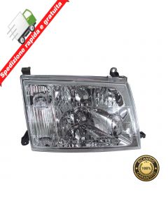 FARO PROIETTORE ANTERIORE DESTRO VETRO IN PC DX TOYOTA LAND CRUISER FJ 100 02->