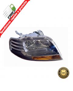 FARO PROIETTORE ANT DESTRO PARABOLA NERA SCURA - DX - CHEVROLET KALOS 2002->