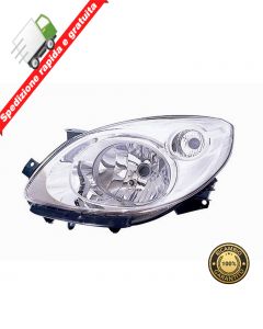 FARO PROIETTORE ANTERIORE SINISTRO PARABOLA CROMATA - SX - RENAULT TWINGO 07->11