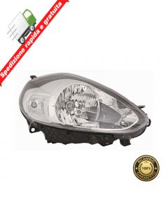 FARO PROIETTORE ANTERIORE DESTRO PARABOLA CROMATA - DX - FIAT PUNTO EVO 09->