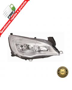 FARO PROIETTORE ANTERIORE DESTRO PARABOLA CROMATA - DX - OPEL ASTRA J 10->15