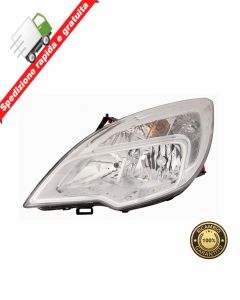 FARO PROIETTORE ANTERIORE SINISTRO PARABOLA CROMATA - SX - OPEL MERIVA 10->13