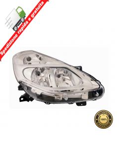 FARO PROIETTORE ANTERIORE DESTRO PARABOLA CROMATA - DX - RENAULT CLIO 09->12