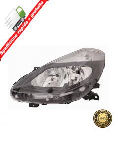 FARO PROIETTORE ANTERIORE SINISTRO PARABOLA NERA - SX - RENAULT CLIO 09->12