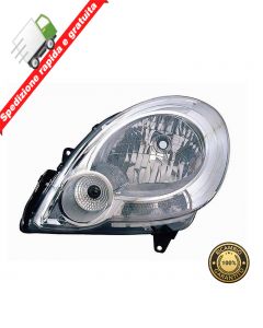 FARO PROIETTORE ANTERIORE SINISTRO PARABOLA CROMATA - SX - RENAULT KANGOO 08->12