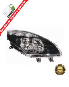 FARO PROIETTORE ANTERIORE DESTRO PARABOLA NERA - DX - RENAULT SCENIC 09->12