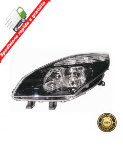 FARO PROIETTORE ANTERIORE SINISTRO PARABOLA NERA - SX - RENAULT SCENIC 09->12