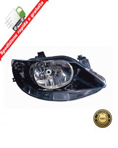 FARO PROIETTORE ANTERIORE DESTRO PARABOLA NERA - DX - SEAT IBIZA 08->12