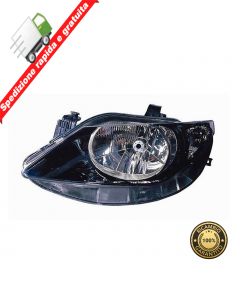 FARO PROIETTORE ANTERIORE SINISTRO PARABOLA NERA - SX - SEAT IBIZA 08->12