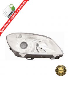 FARO PROIETTORE ANTERIORE DESTRO 2 PARABOLE - DX - SKODA FABIA 10->14