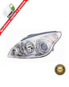 FARO PROIETTORE ANTERIORE SINISTRO PARABOLA CROMATA SX HYUNDAI I30 07>12 NO XENO