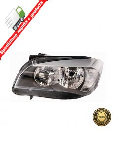 FARO PROIETTORE ANTERIORE SINISTRO PARABOLA NERA - SX - BMW X1 E84 09->12