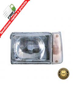 FARO PROIETTORE ANT SINISTRO ASIMMETRICO FRECCIA BIANCA - DEPO FIAT PANDA 86>03